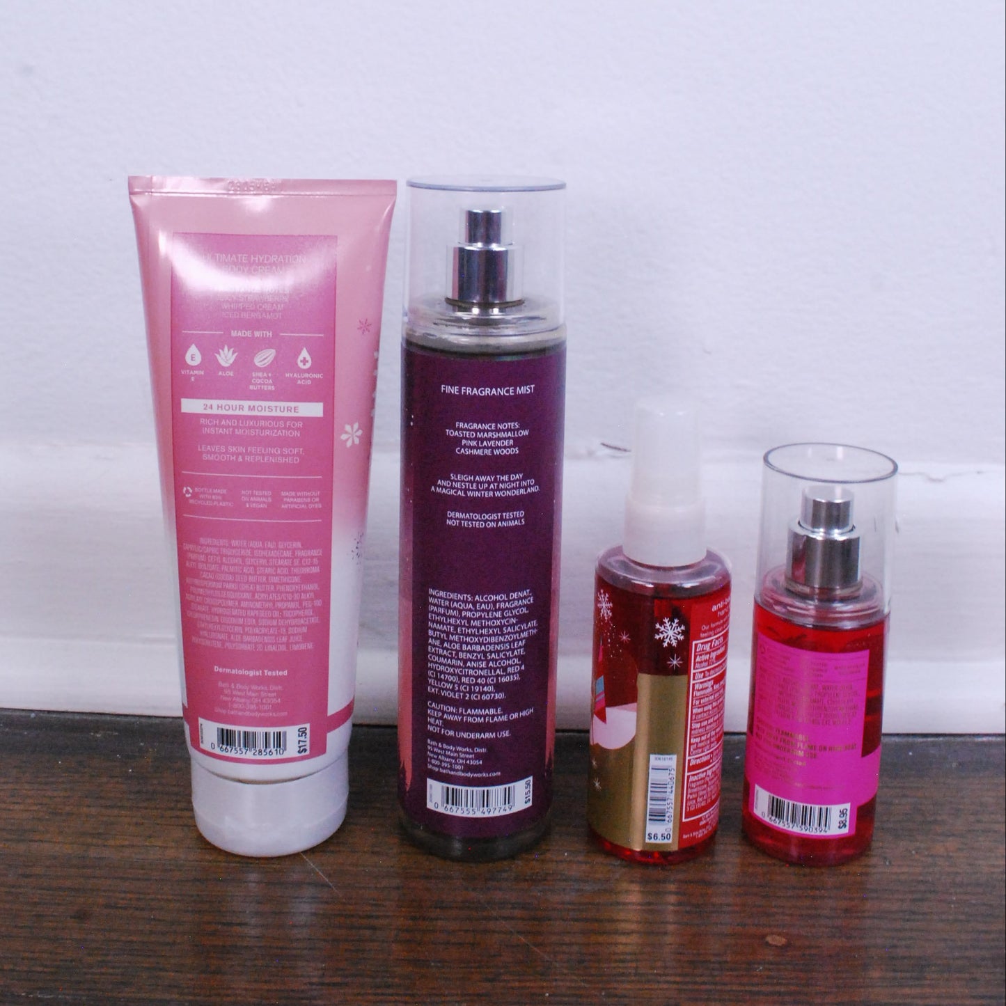 NEW Bath & Body Works Holiday Traditions Body Cream, Fragrance Mist