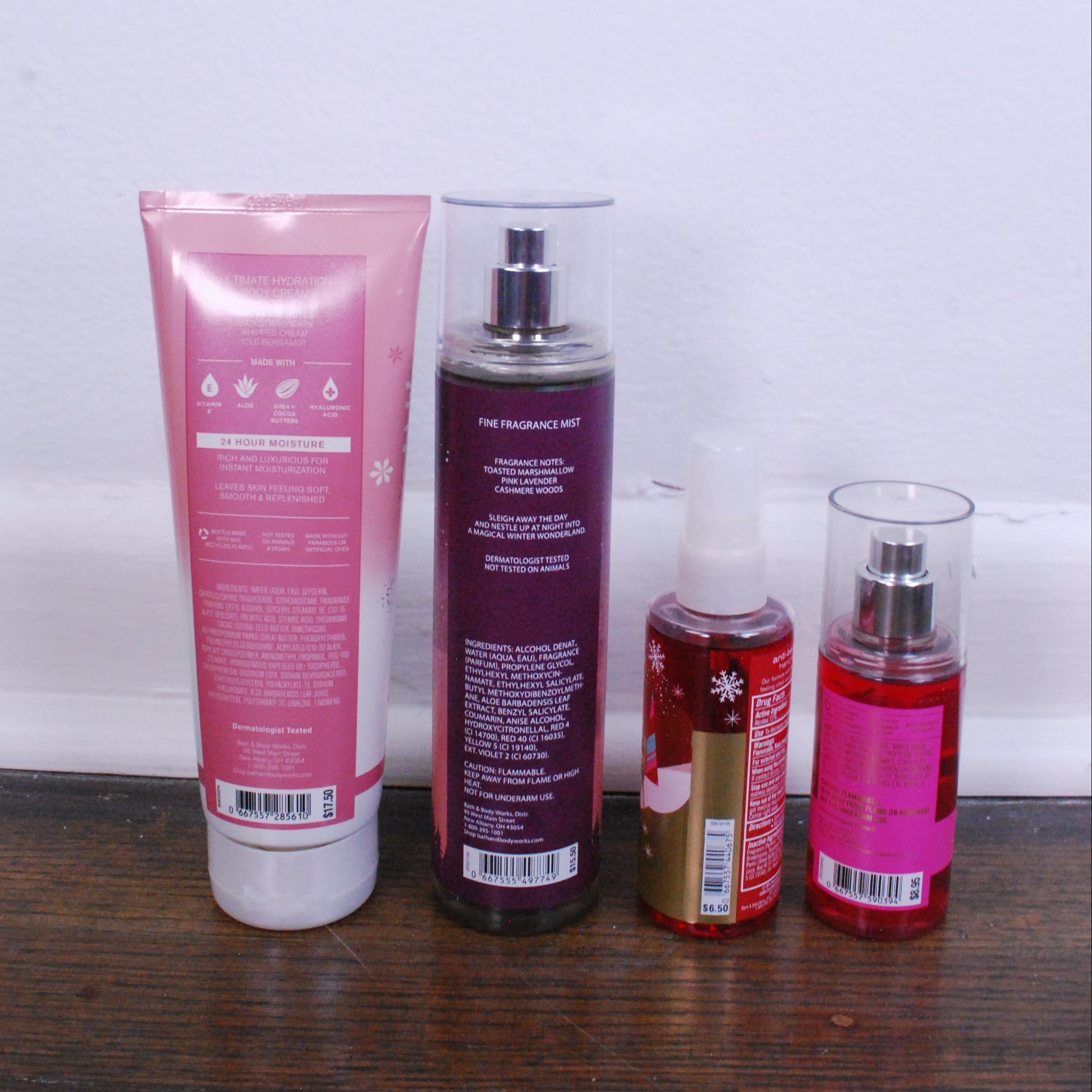 NEW Bath & Body Works Holiday Traditions Body Cream, Fragrance Mist