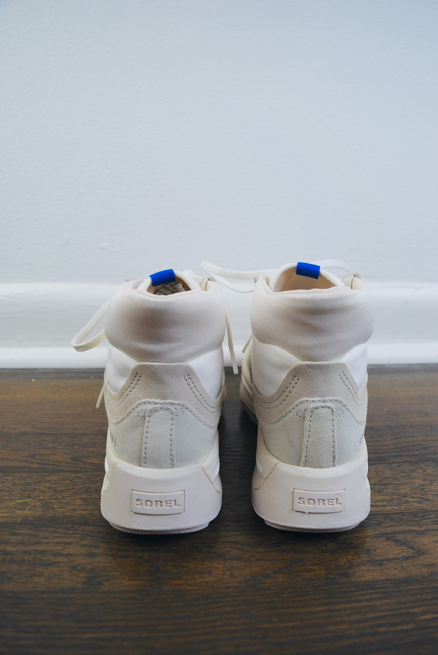 Sorel Ona 503 Mid Lace Up Sneaker Leather Chalk Sea Salt 38.5/7
