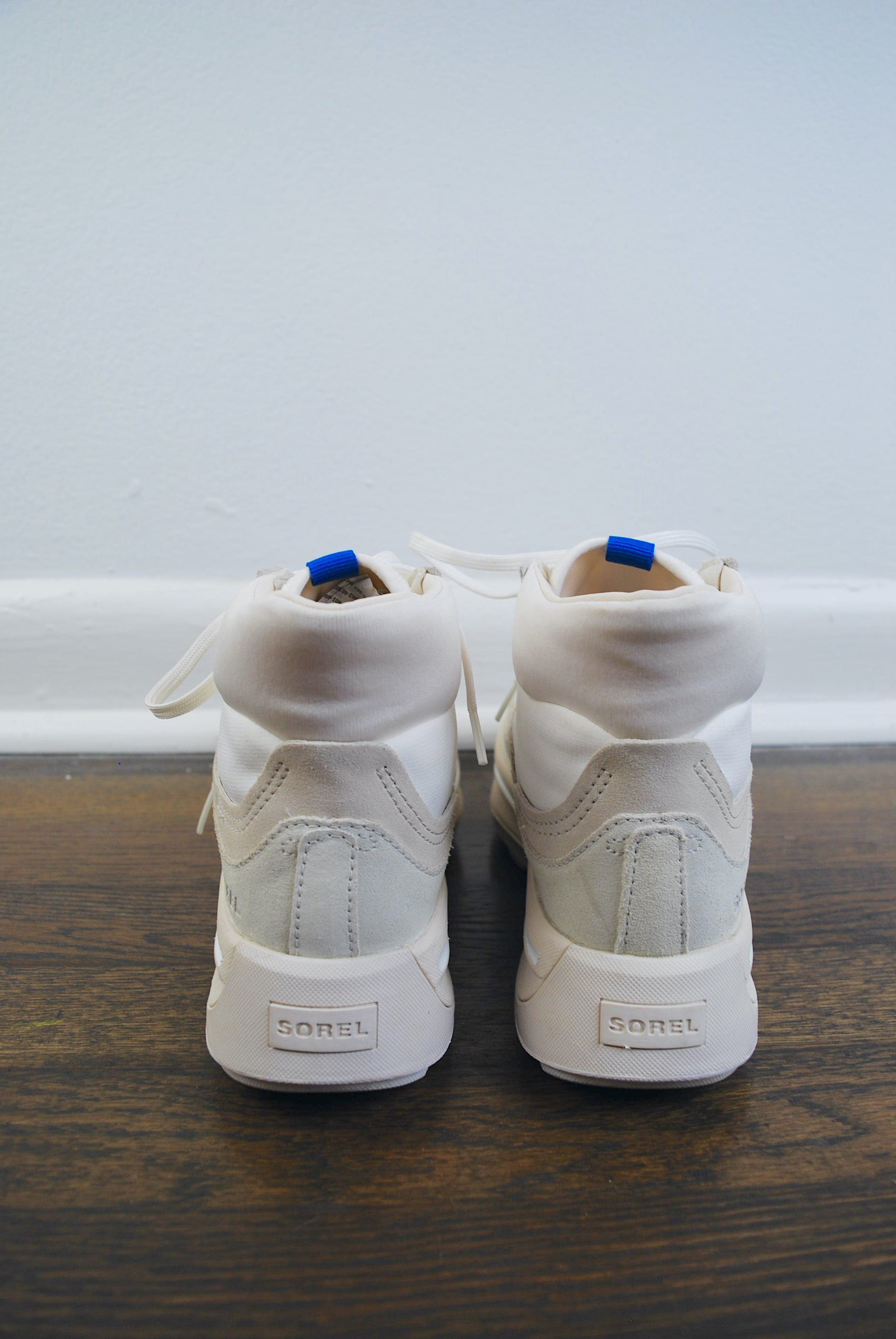 Sorel Ona 503 Mid Lace Up Sneaker Leather Chalk Sea Salt 38.5/7